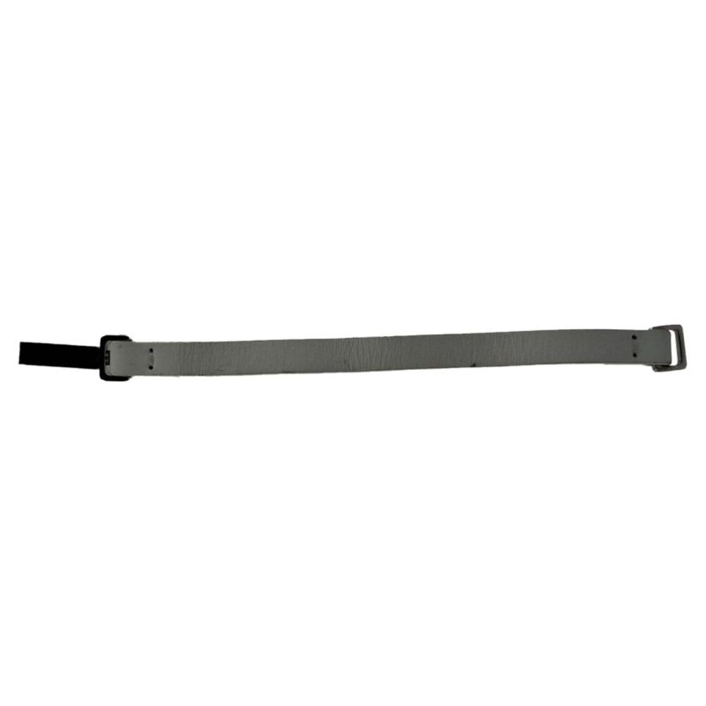 Dior Homme Logo Print Bracelet in White Leather